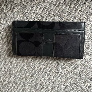 Coach Black Wallet